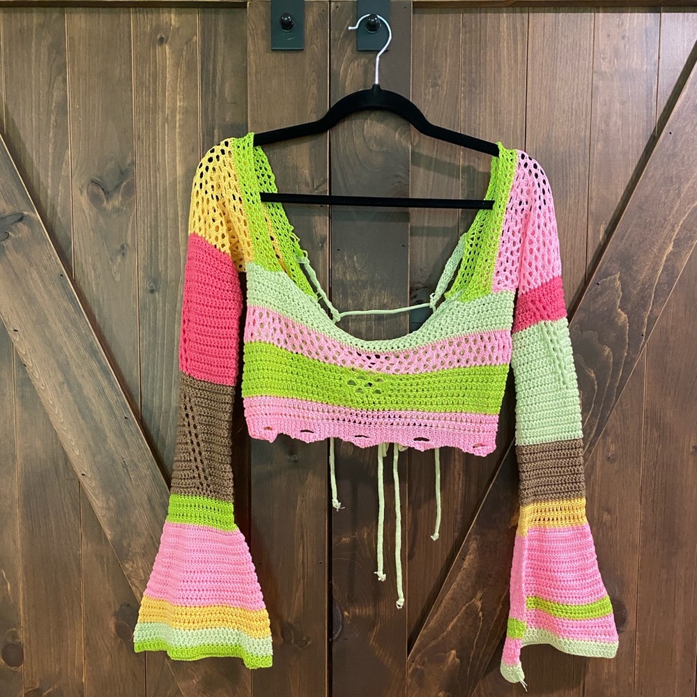 Handmade Crochet Cropped Top
